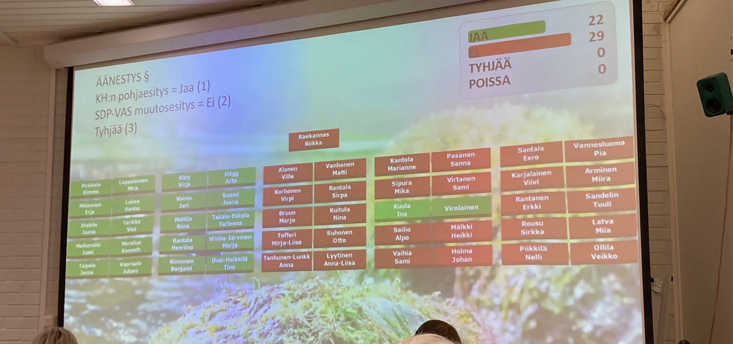 Valtuusto päätti 12.11.2025 Nurmijärven talousarviosta vuodelle 2026: maltillinen veronkorotus